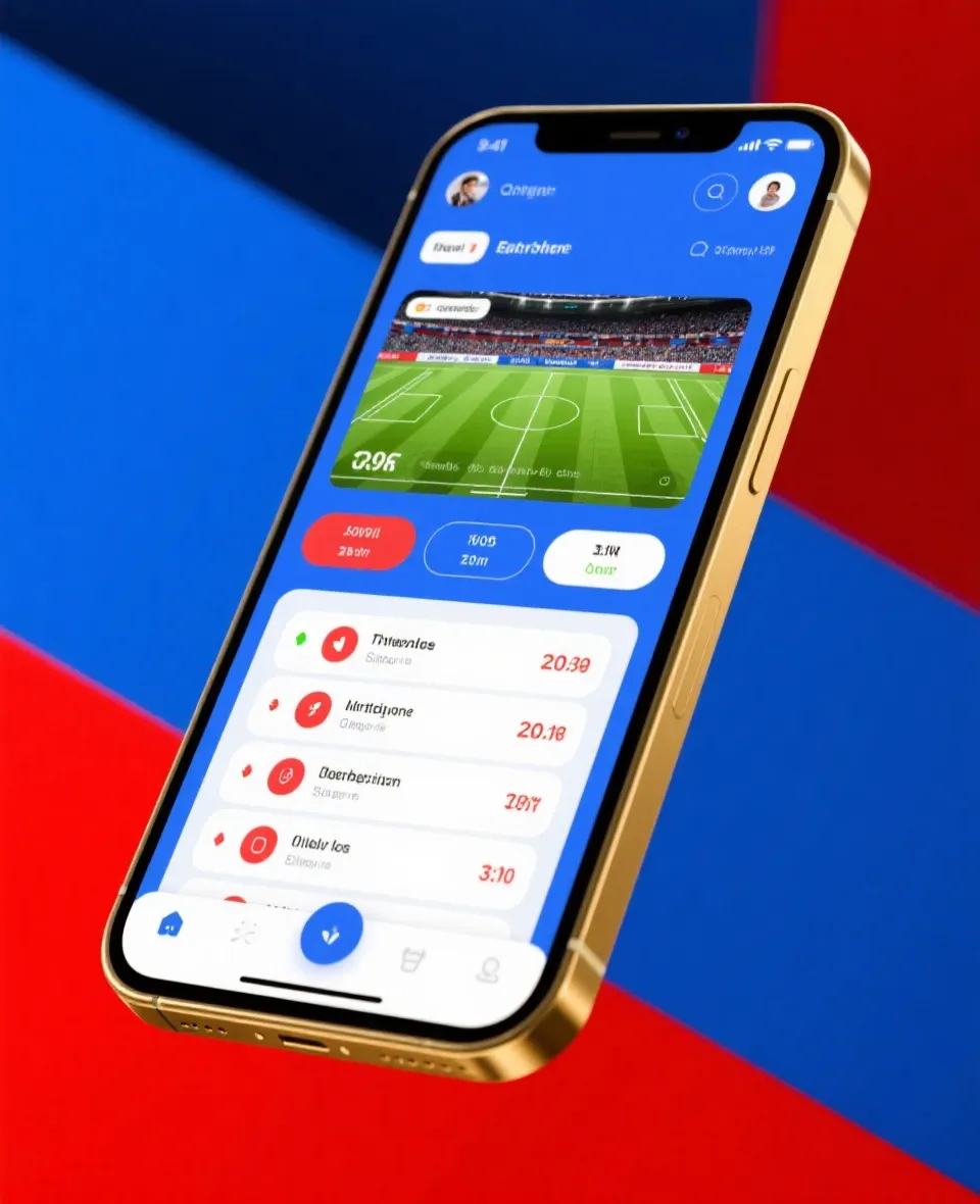 2026世界盃賽程與即時通知手機介面示意圖